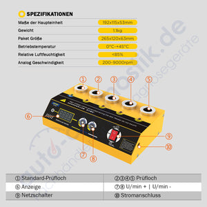 AUTOOL SPT360 KFZ-Zündkerzentester 5-Loch digitaler Hochfrequenztester