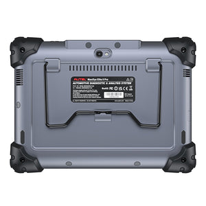 Autel MaxiSys Elite II Pro Rückseite mit Standfuß und Rückkamera