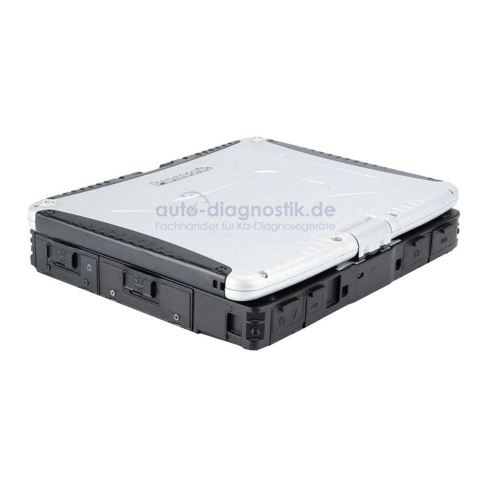 Panasonic Toughbook CF-19 geschlossen mit robustem Magnesiumgehäuse