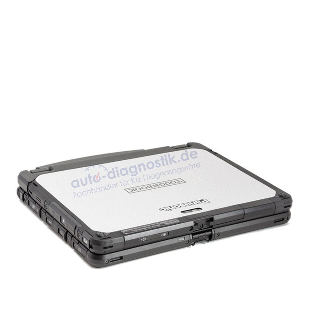 Panasonic Toughbook CF-20 zugeklappt mit robustem Toughbook-Gehäuse