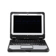 Caterpillar Diagnosegerät mit Panasonic Toughbook CF-20 von vorne