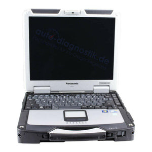 Caterpillar Diagnosegerät mit Panasonic Toughbook CF-31 von vorne