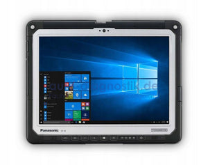 Caterpillar Diagnosegerät mit Panasonic Toughbook CF-33 Tablet von vorne