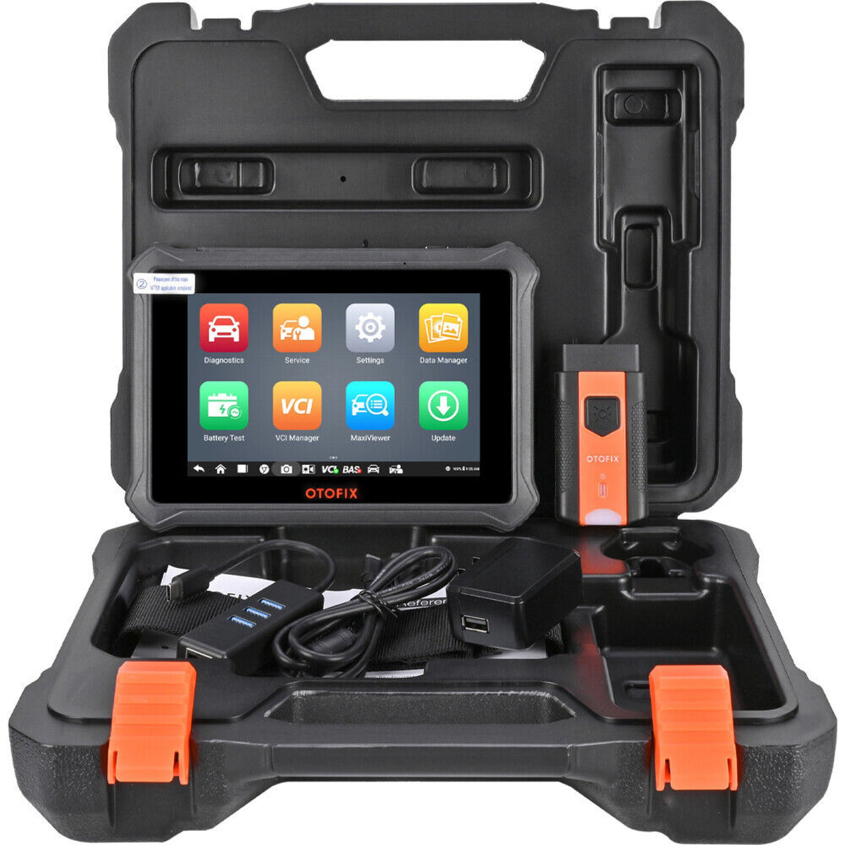 OTOFIX D1 Diagnosegerät für freie Werkstätten im Transportkoffer mit Bluetooth-VCI und Zubehör