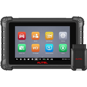 Autel MaxiDAS DS900BT Diagnosetablet mit 8-Zoll-Touchscreen im Einsatz
