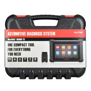 Autel MaxiDAS DS900-TS geschlossener Transportkoffer mit Produktaufdruck