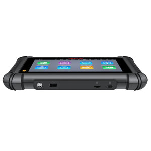 Autel MaxiDAS DS900-TS Seitenansicht mit USB-A, USB-C und microSD-Anschluss