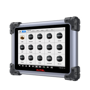 Autel MaxiSys Elite II Pro mit Fahrzeugmarken-Auswahl auf dem Display