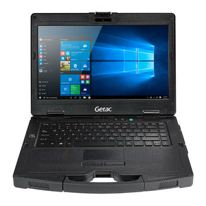 Getac S410 Semi-Rugged Notebook i5-6300U mit 14 Zoll Full-HD-Touchdisplay, Frontansicht