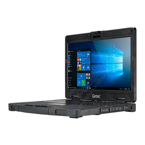 Getac S410 mit robustem Gehäuse und Anschlüssen an der Vorderseite