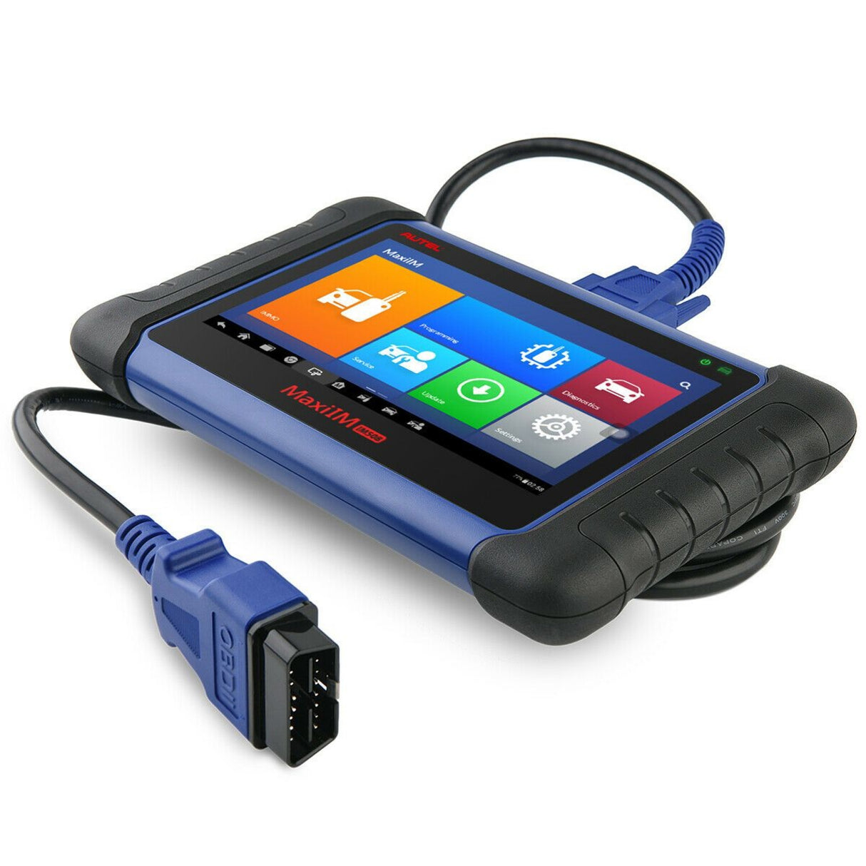 Autel MaxiIM IM508S Rückseite mit Standfuß und XP200 Schlüsselprogrammierer