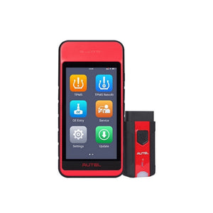 Autel MaxiTPMS ITS600 RDKS-Diagnosegerät mit TPMS-Hauptmenü und Bluetooth-VCI