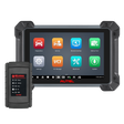 Autel MaxiCom MK908 II Diagnosetablet mit Hauptmenü und Bluetooth-Diagnoseinterface