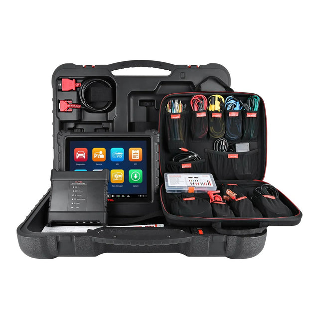 Autel MaxiSys Ultra S2 im Transportkoffer mit VCMI2 und Prüfkabel-Set