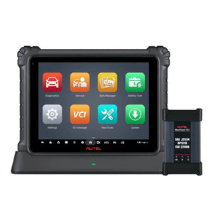 Autel MaxiCom MK Ultra Lite Frontansicht auf Docking-Station mit MaxiFlash VCI