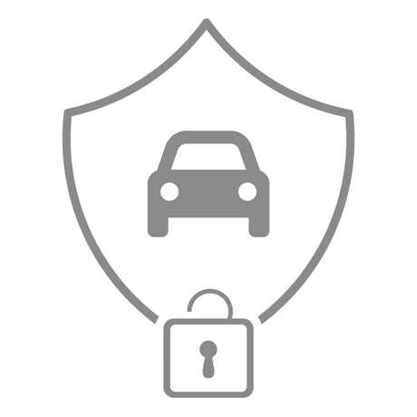 Autel VW SFD-Jahreslizenz – Symbolgrafik Schutzschild mit Fahrzeug und Schloss
