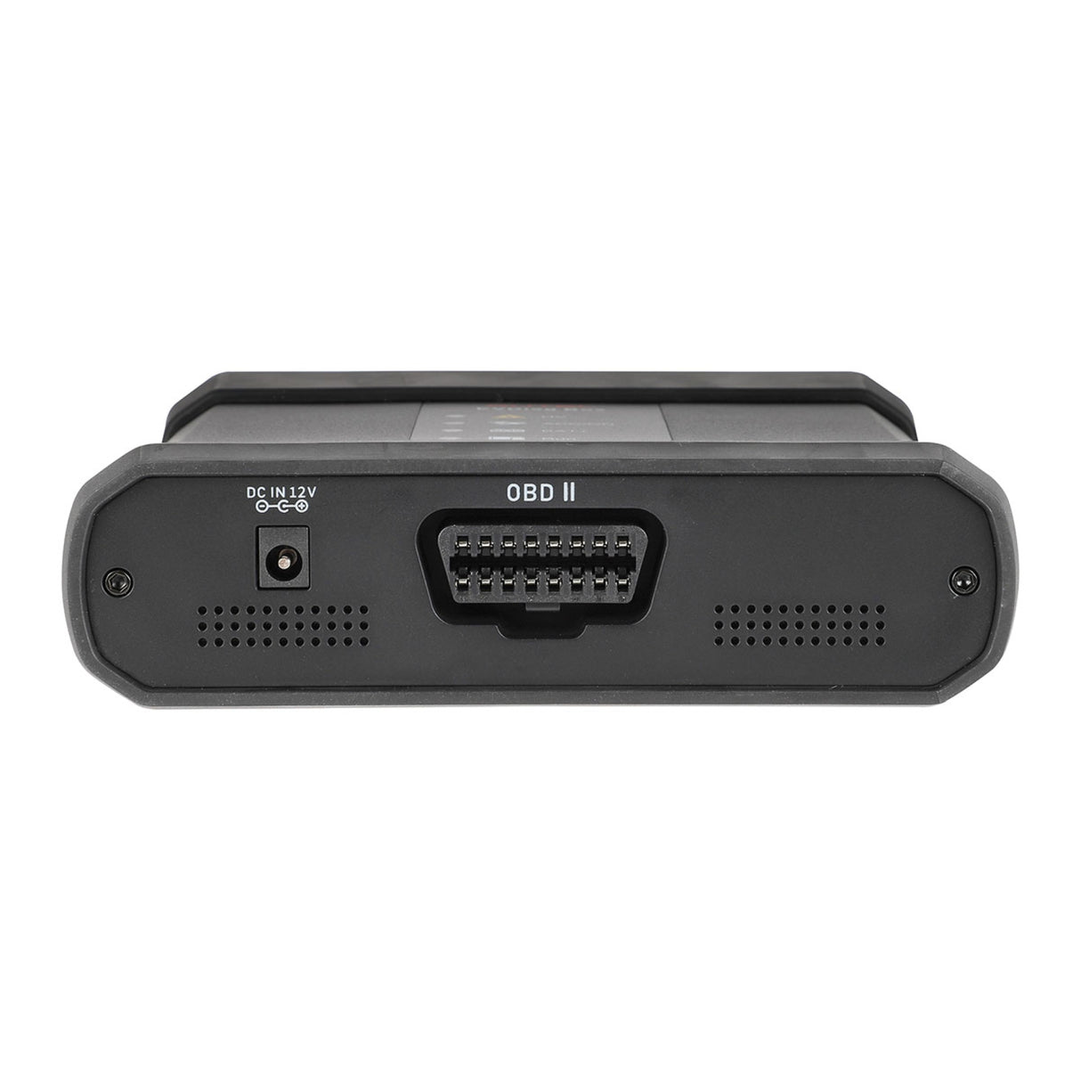 Autel EVDiag Box Anschlussseite mit OBD2-Anschluss und 12-Volt-Stromversorgung