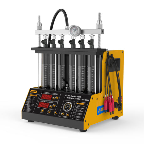 AUTOOL CT200 Einspritzduesen-Tester mit Ultraschallreinigung vor weissem Hintergrund