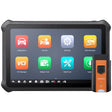 OTOFIX D1 Max 2 Diagnosetablet in Frontansicht mit orangefarbenem Bluetooth-VCI