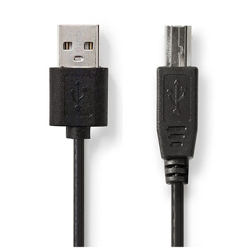 Druckerkabel 1meter USB-B Anschluss Kabel Drucker für HP Brother Epson Canon