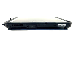 Panasonic Toughbook FZ-G2 – Seitenansicht mit geschütztem USB-Anschluss und Lüftungsschlitzen