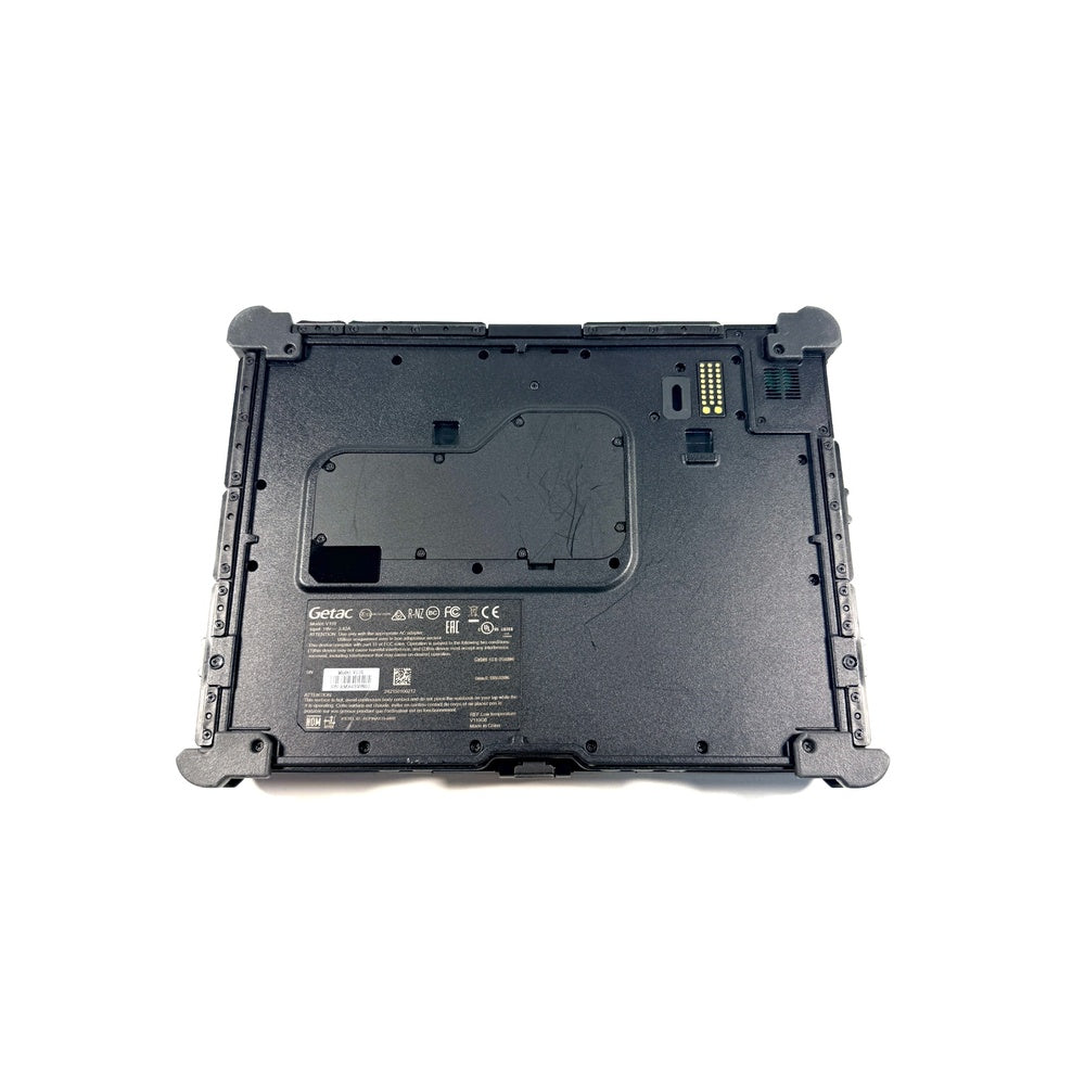 Getac V110 G6 Unterseite mit Docking-Connector und Modulabdeckung