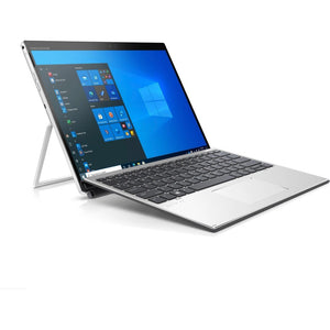 HP Elite x2 1013 G4 Tablet mit Tastatur und Touchpad, seitliche Ansicht links
