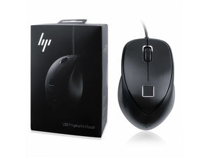 HP fingerprint mouse laser 3 buttons wired 4TS44AA NEW 