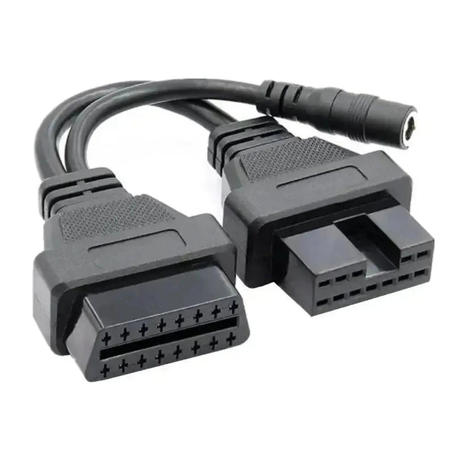 Hyundai 12 Pin OBD1 auf OBD2 Adapterkabel mit Stromanschluss für Diagnosegeräte