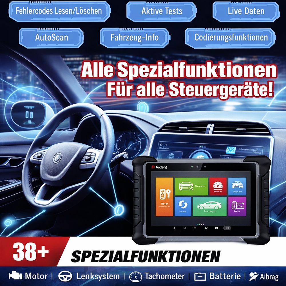 OBD2 Scanner Profi mit Codierung und Servicefunktionen
