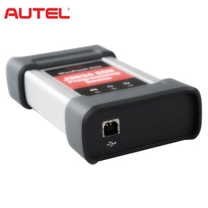 Autel MaxiFlash Elite J2534 Pass-Thru-Interface Schrägansicht mit USB-Anschluss