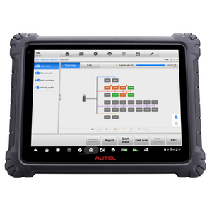 Autel MaxiSys Ultra mit Steuergeräte-Topologie auf dem Display