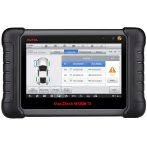 Autel MaxiCheck MX808S-TS mit RDKS-Diagnoseansicht und Sensor-IDs