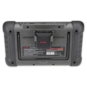 Autel MaxiCheck MX808S-TS Rückseite mit eingestecktem Diagnoseinterface