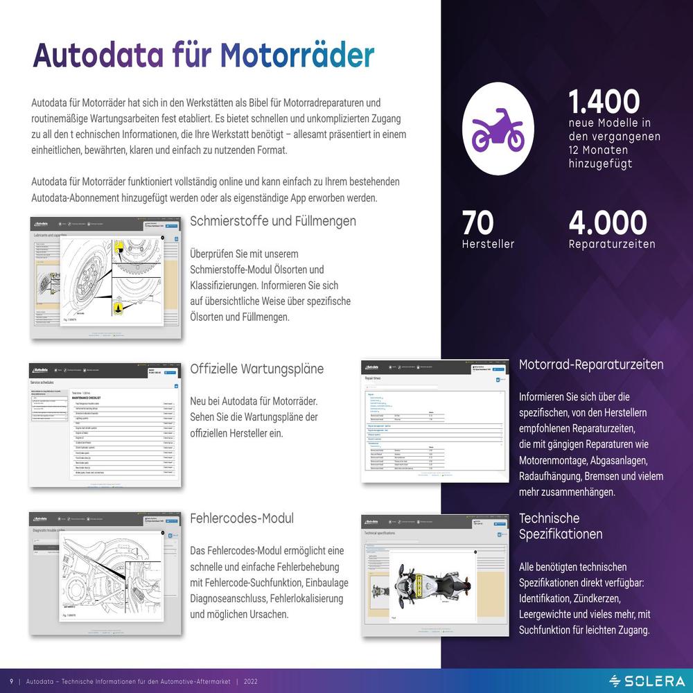 Autodata Fahrzeugdaten – technische OEM-Informationen für Werkstätten