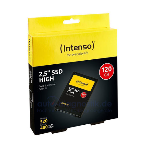 SSD Intenso 2,5" Festplatte 120GB HIGH SATA3 Interne Festplatte