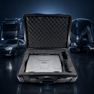 Profi Diagnosegerät für PKW LKW Busse und Baumaschinen – Getac Komplettset im Koffer