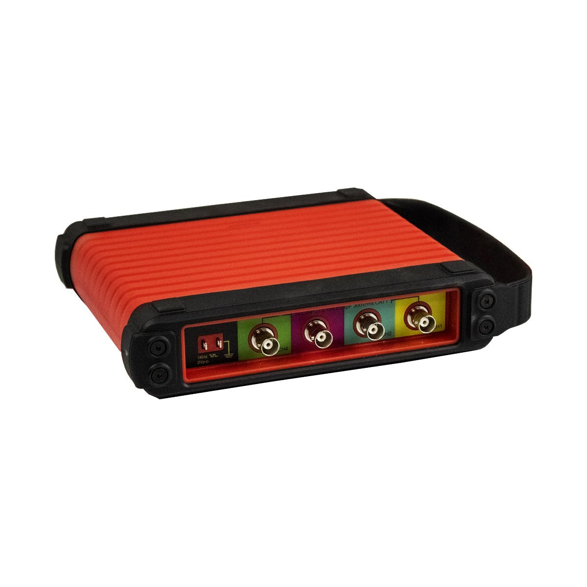 Thinkcar Scope Box Seitenansicht mit vier BNC-Kanaleingängen