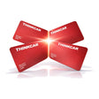 Vier rote Thinkcar Security Gateway Cards – Symbolbild des SGW/SFD Europa-Pakets