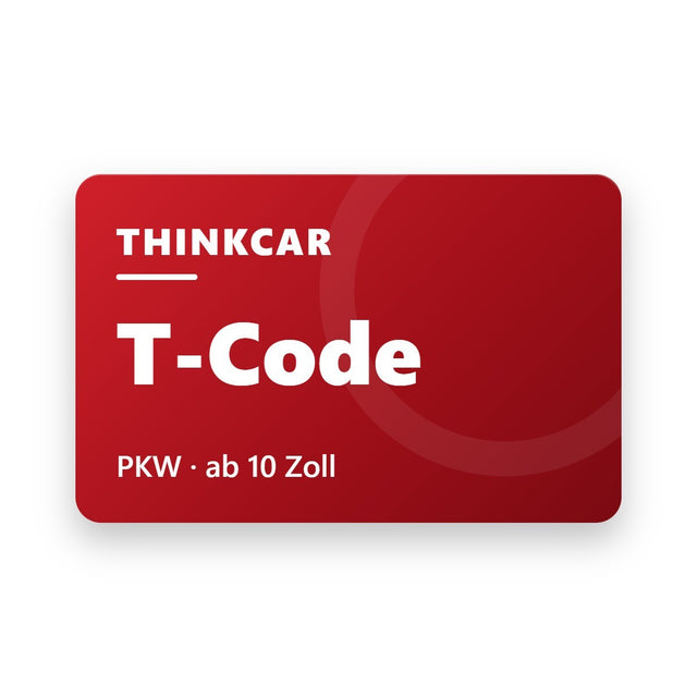 Thinkcar T-Code Lizenzkarte für das Software-Jahresabo PKW ab 10 Zoll