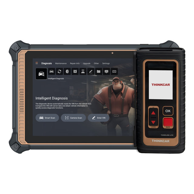 THINKCAR Thinktool 391 Diagnosetablet mit THINKLINK-Lite-Interface von vorne