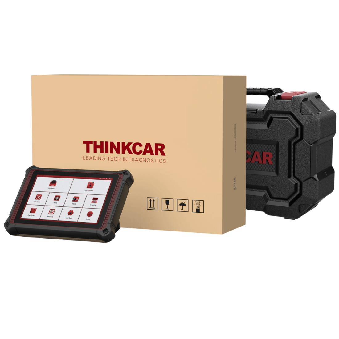 THINKCAR Thinktool 393 Tablet mit Verpackungskarton und Transportkoffer