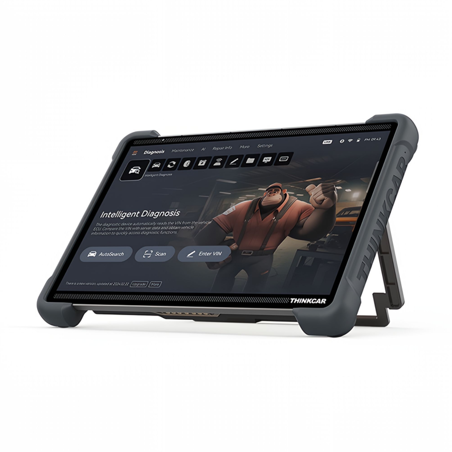 THINKCAR Thinktool 399 Diagnosetablet mit ausgeklapptem Standbügel