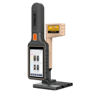 Thinkcar THT118 digitaler Reifenprofilmesser mit Touchscreen auf Ladestation