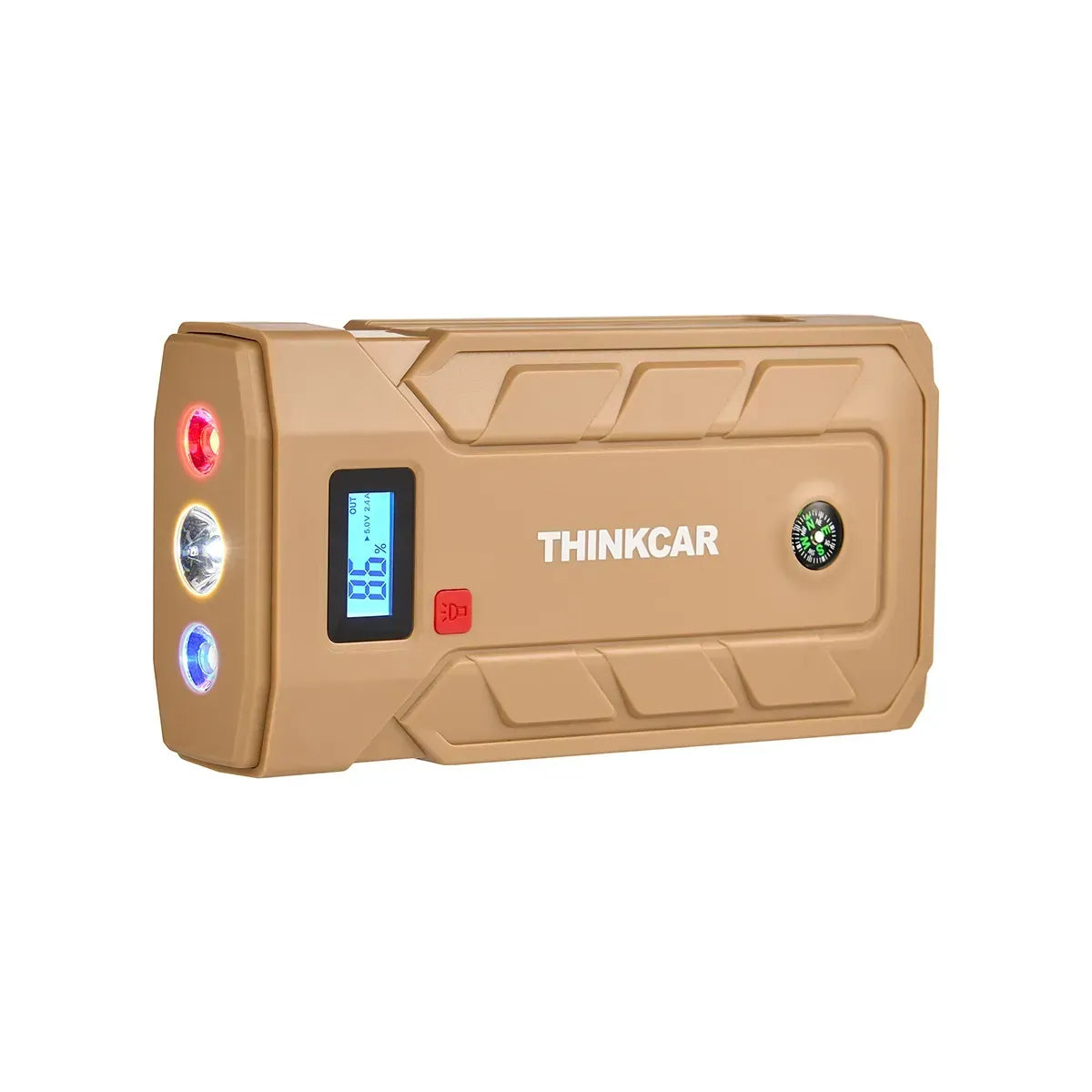 Thinkcar TJS-160 Booster liegend mit LED-Leuchte und Display