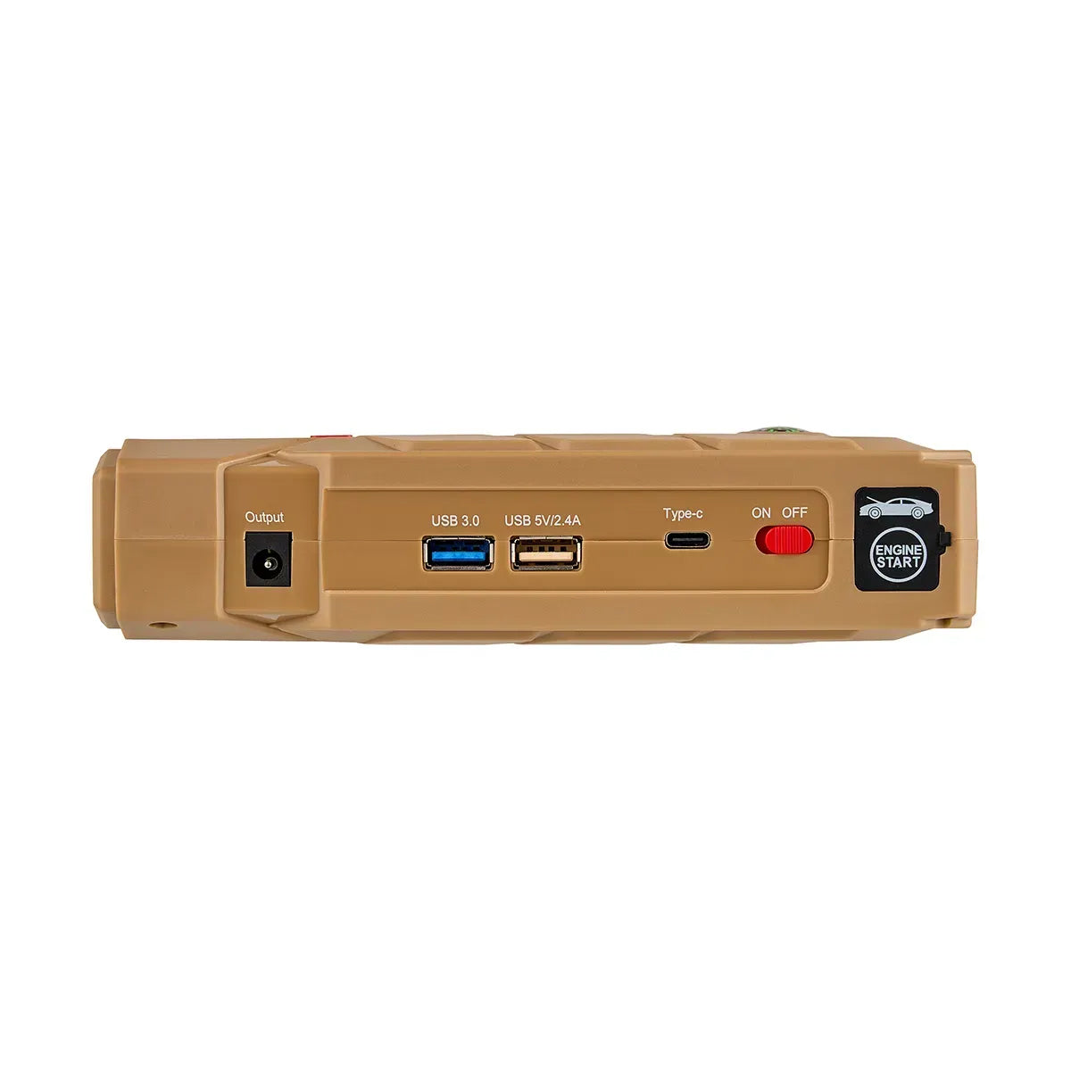 Thinkcar TJS-160 Seitenansicht mit USB-Anschlüssen und Klemmenbuchse