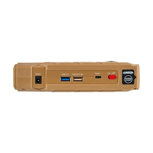 Thinkcar TJS-160 Seitenansicht mit USB-Anschlüssen und Klemmenbuchse