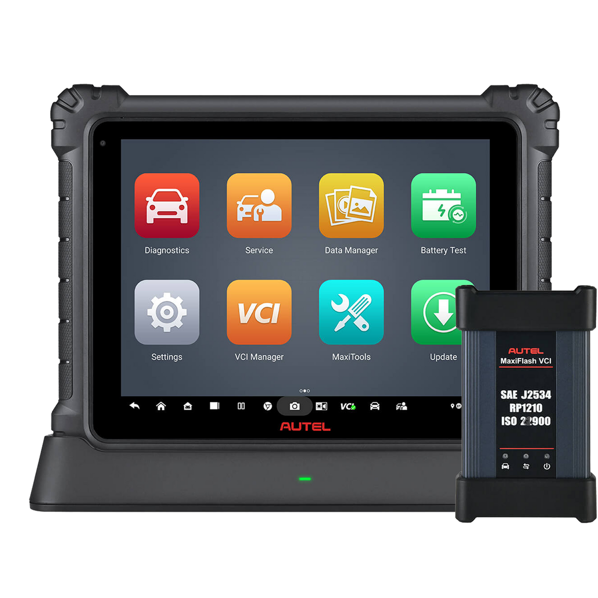 Autel MaxiSys Ultra Lite S Diagnosetablet in Docking-Station mit MaxiFlash VCI