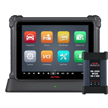 Autel MaxiSys Ultra Lite S Diagnosetablet in Docking-Station mit MaxiFlash VCI