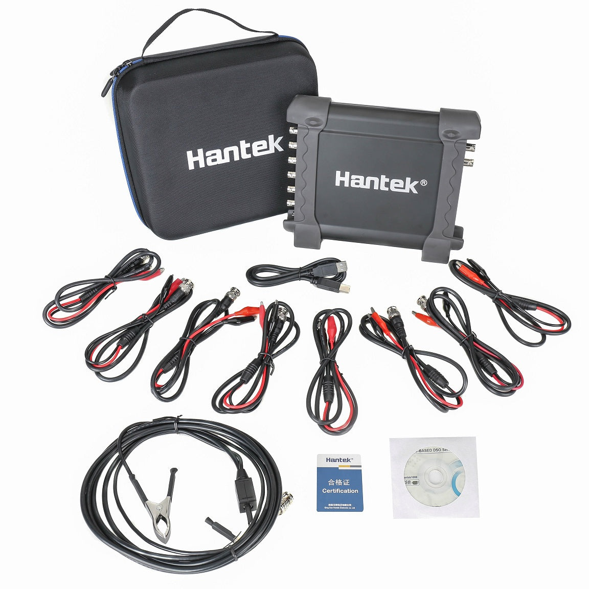 Hantek 1008C Digital Oscilloscope/Programmable Generator, PC-USB, 8-Channel